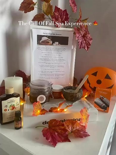 A sneak peak at our Call of Fall Spa Experience. Have you carved out some time for our Spa Experience? #calloffall #pumpkinspiceseasonishere #pumpkinseason #pumpkinspiceandeverythingnice #spaexperience | Renaissance Healthandbeauty