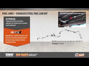 Highlighted Part: Fuel Lines for Select Chevy & GMC Truck Models