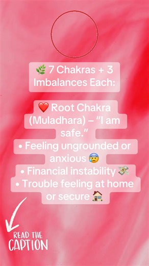 ✨ Your root chakra is your foundation — it’s where safety, stability,...