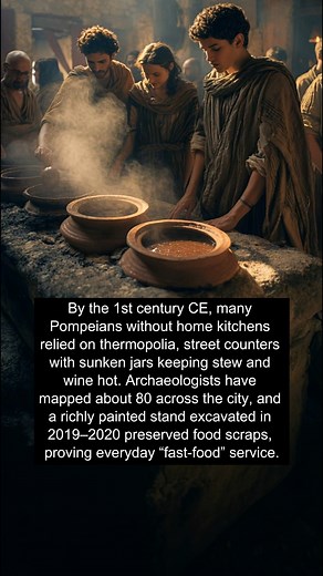 Pompeii’s Ancient Fast-Food Counters | TerrifyingMyths