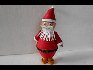 3D Quilling Santa - Christmas Special Tutorial