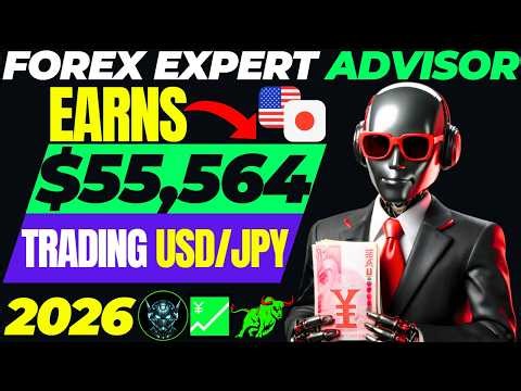 💱 Forex Expert Advisor Earns $55,564 Profit – Trading USDJPY! 💹