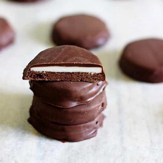 Homemade Mint Slices