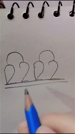 numbers drawing parrot 🦜🦜 #parrots #drawing #numberdrawing