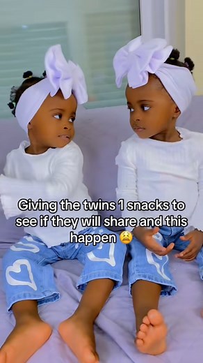 50K views · 886 reactions | Giving the twins one(1) Snack to see if they will share official kktwins #fypシ゚ #funny #fun #everyone #highlight | official kktwins | Facebook