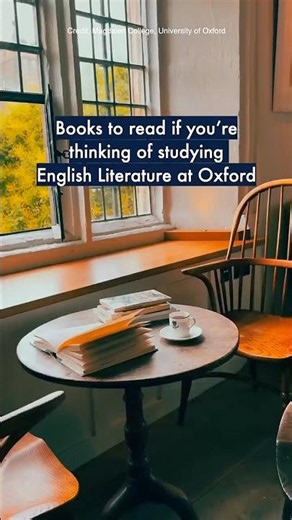 Books to read if you’re thinking of studying English Literature at Oxford University 📚