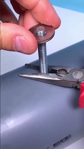 Genius Hardware Hack: Easy Way to Hold Washers and Tighten Nuts