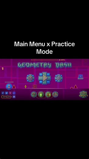 Geometry Dash Main Menu x Practice Mode Remix