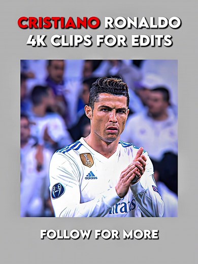 Cristiano Ronaldo 4K Rare Clips for Edits | Free Editing Resources