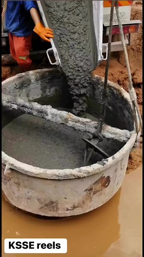 5.5K views · 21 reactions | Concrete Pile Foundation Pouring in 15 Seconds #learning #concretework | KSSE Structural Engineer | Facebook