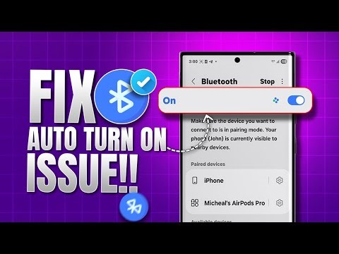 How to Stop Samsung Bluetooth Turning ON Automatically | Easy Fix for All Galaxy Phones