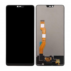 LCD with Touch Screen for Oppo F7 - White (display glass combo folder)