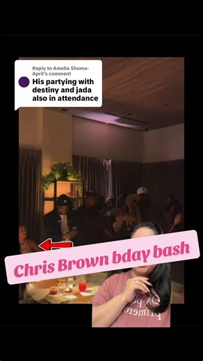 Replying to @Amelia Shuma-April Chris Brown birthday bash with Jada and Destiny 🍵🔗 #celebritygossip #birthdaybash #chrisbrown #jadawallace #destnyshalom