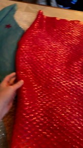 Packing an order for a custom full silicone mermaid tail! This tropical beauty is going to her new home! I am accepting orders! Check out my website to order a custom mermaid tail or top!#mermaid #mermaidtail #packingorders #aquamarine #littlemermaid | Haley Mermaid