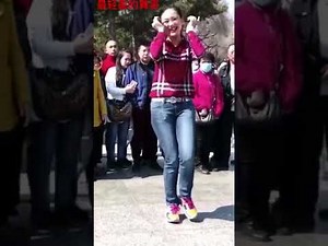 Chinese Old man dancing