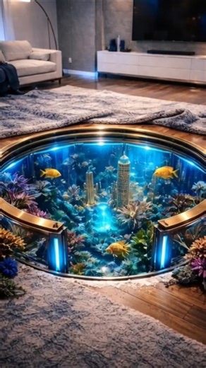 Secret Underground Aquarium Build 😱 Luxury Hidden Trapdoor Room Transformation | Home Design