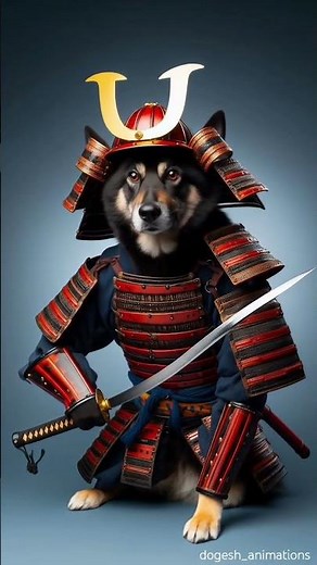 Samurai Doggo #doggo #samurai #ai #aishorts #dog #dogshorts #katanasamurai
