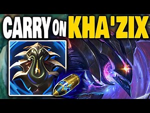 A simple guide on how to Carry on Kha'zix Jungle | Kha'zix Gameplay Guide Season 14 Runes & Build