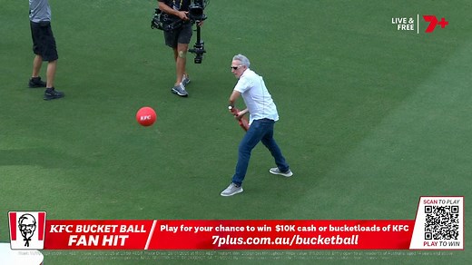 88K views · 1K reactions | Have a look at Flem and Hodgey having a go at the KFC Bucket Ball Fan Hit in support of the KFC Youth Foundation. The KFC Youth Foundation exists to give all young Australians the skills, opportunities and mental wellbeing support they need to live a finger lickin’ good life, now and into the future. To learn more and donate, search 'KFC Youth Foundation' online. | 7Cricket | Facebook