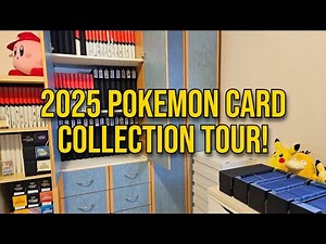 My 2025 Pokémon & Trading Card Collection Room Tour!