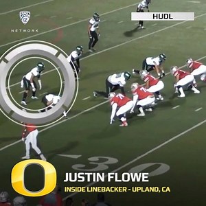 The No. 1 recruit in California is staying west. Justin Flowe, the No. 1 OLB and No. 4 overall prospect, is officially committed to Oregon Football. 🦆 | Pac-12 Conference