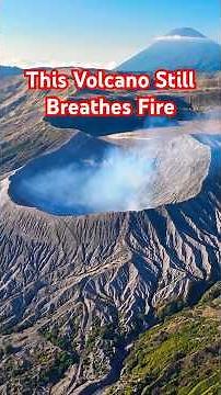 The Volcano That Breathes Fire in Indonesia!