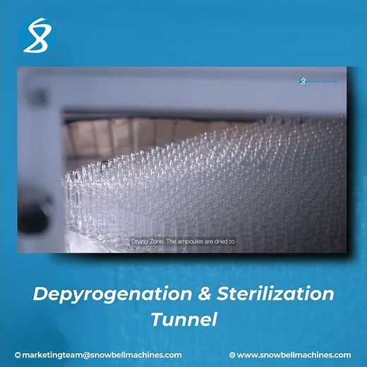 Snowbell Machines – Depyrogenation & Sterilization Tunnel