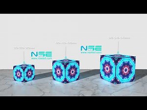 NSE Best LED Cube Display for 3D Effect Display