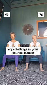 69K views · 602 reactions | Yoga challenge surprise pour ma maman ce...