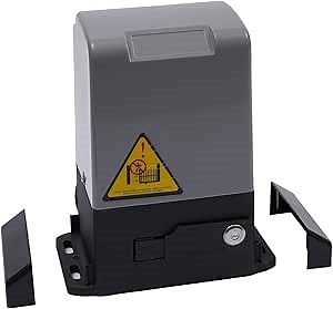 Electric Gate Opener Automatic Motor Remote Kit Driveway, 4400lbs/2000KG Sliding Gate Operator Hardware Kit for Security, Move Speed 43ft Per Min, Electric Rolling Driveway Slide Gate Motor