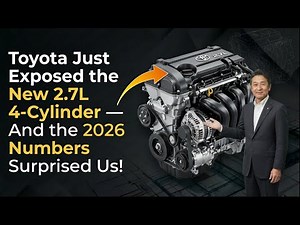 Toyota Just Exposed the New 2.7L 4 Cylinder — And the 2026 Numbers Surprised Us!