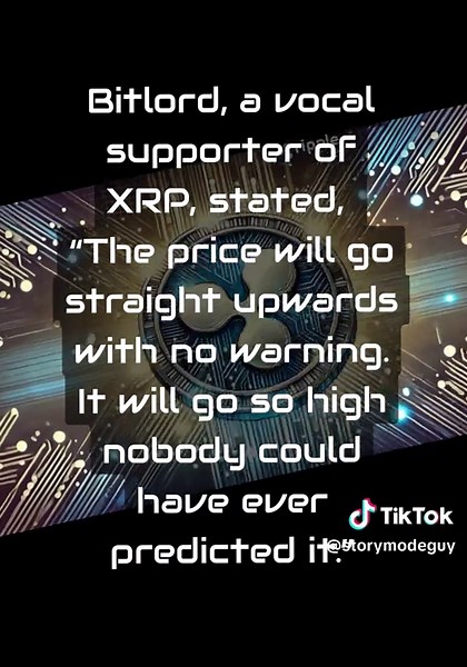 Bitlord says XRP goes up for no reason 🤔#bitcoin #hodl #ripple #xrpcommunity #crypto #cryptocurrency #xrp