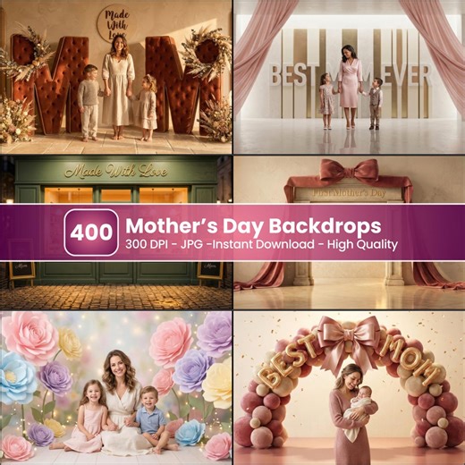400 Mothers Day Photo Backdrops, Mommy and Me Backgrounds, Mom and Baby Composite, First Mothers Day - Etsy
