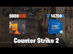 9800X3D VS 14700K | Counter Strike 2