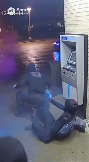 ATM Thieves Use Power Tools — Ink Explosion Ends the Heist! #funny #instantkarma #atmfail #memes