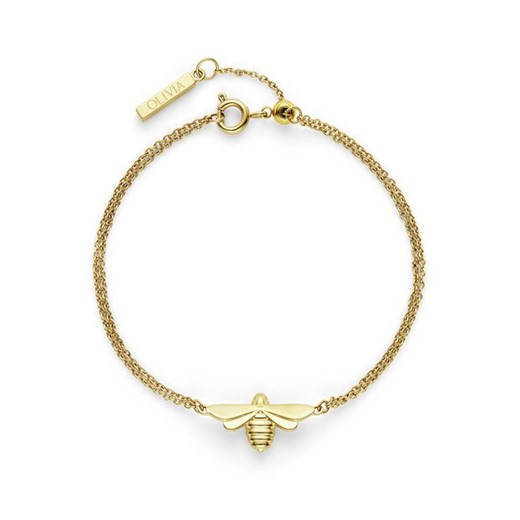 Buy Olivia Burton Yellow Gold Honey Bee Bracelet | Womens bracelets | Argos