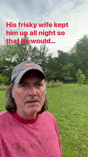 His frisky wife kept him up all night so that he would… #reels #jokes | Sick Twisted Humor