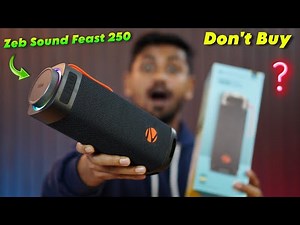 Zebronics Sound Feast 250 (Sound Test) ⚡ 40W, 6Hrs Playback 🔥 Best Party Speaker in 2026 🔥