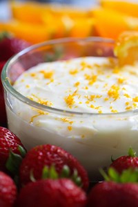 Orange Creamsicle Fruit Dip Recipe - Six Sisters' Stuff