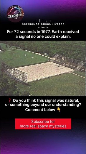 The Wow! Signal 😳 A Mysterious Unexplained Radio Signal From Space 🌌