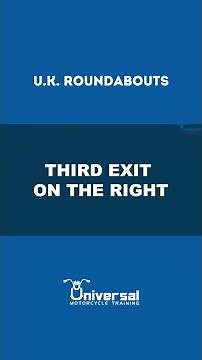 Master the third exit: right turns on UK roundabouts for CBT and Module 2 success #motorcycle