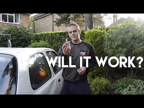 How To Smash A Car Window WITH A SPARK PLUG!