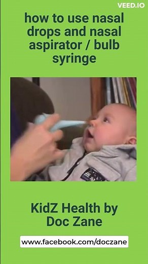 NASAL DROPS & SUCTION: How to Use Properly