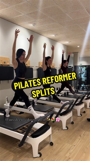 Splits - Reformer - Pilates - Aura Y cuando se combina todo eso, el resultado es especial, magnífico, sublime ¡Gracias a nuestro equipo por darnos todo y transmitir lo que somos y hacemos! #NaturePilates #pilatesreformer #reformer #splits