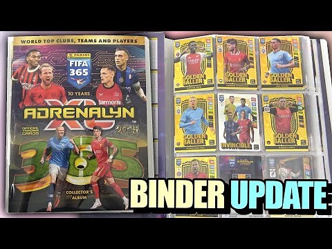 ADRENALYN XL 2025 FIFA 365 Binder Update | Golden Ballers & Invincible | Limited Edition