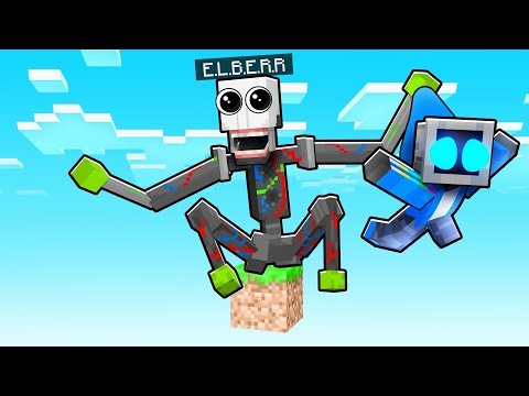 One Block Skyblock with E.L.B.E.R.R in Minecraft!