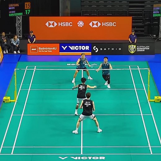 105K views · 1.6K reactions | 飞丁组合的精彩杀球 #澳洲公开赛2025 #AustralianOpen2025 #GohSzeFei #NurIzzudin | 叻哥频道LekGor Badminton Channel | Facebook