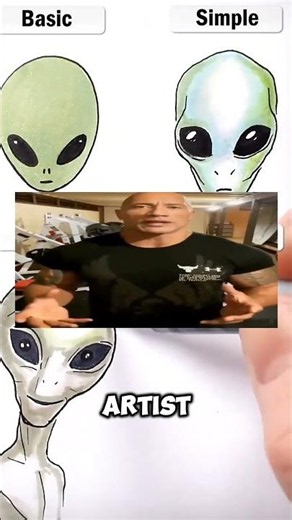 How to Draw an Alien👽 #shorts #memes #usa