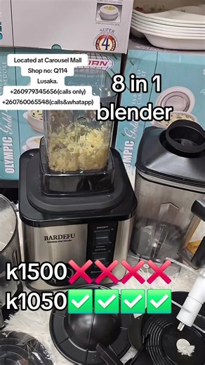Compra el Blender 8 en 1 en Lusaka