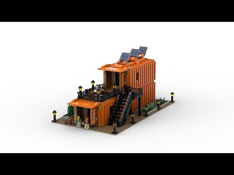 Lego Ideas Project - Tiny House (Shipping Container Home)